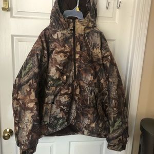Camo Jacket hooded 1/4 Zip.   XXL Cabela’s